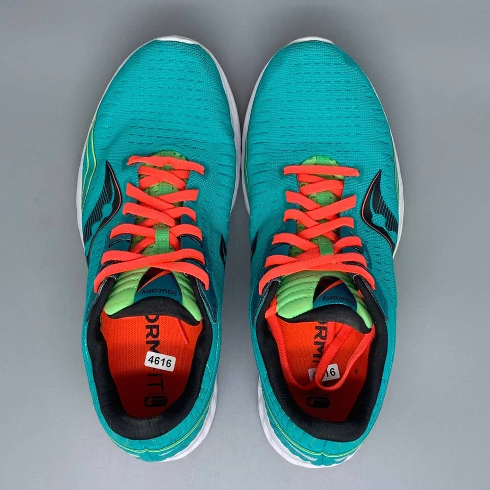 Saucony Kinvara 11 Teal Orange  Running Shoes‎ S20551-10 Men’s Sz 8 Women's 9.5